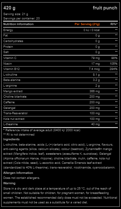 #BSN #NOXplodeVaso #420gramm #FruitPunch #supplementfcts