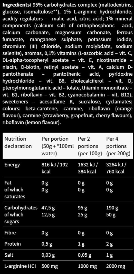 #OlimpSportNutrition #Carbonox #1000gramm #Pineapple #SupplementFcats